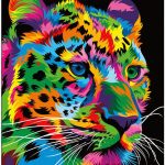 Leopard acrylic