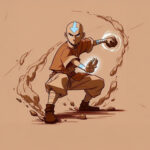 Avatar Aang Poster Imagine